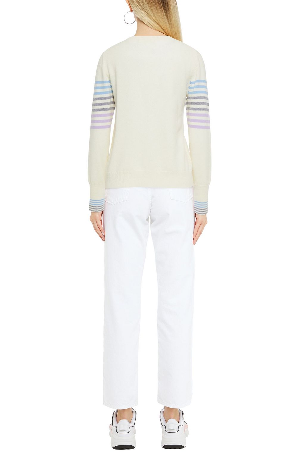 CHINTI & PARKER Intarsia wool and cashmere-blend sweater