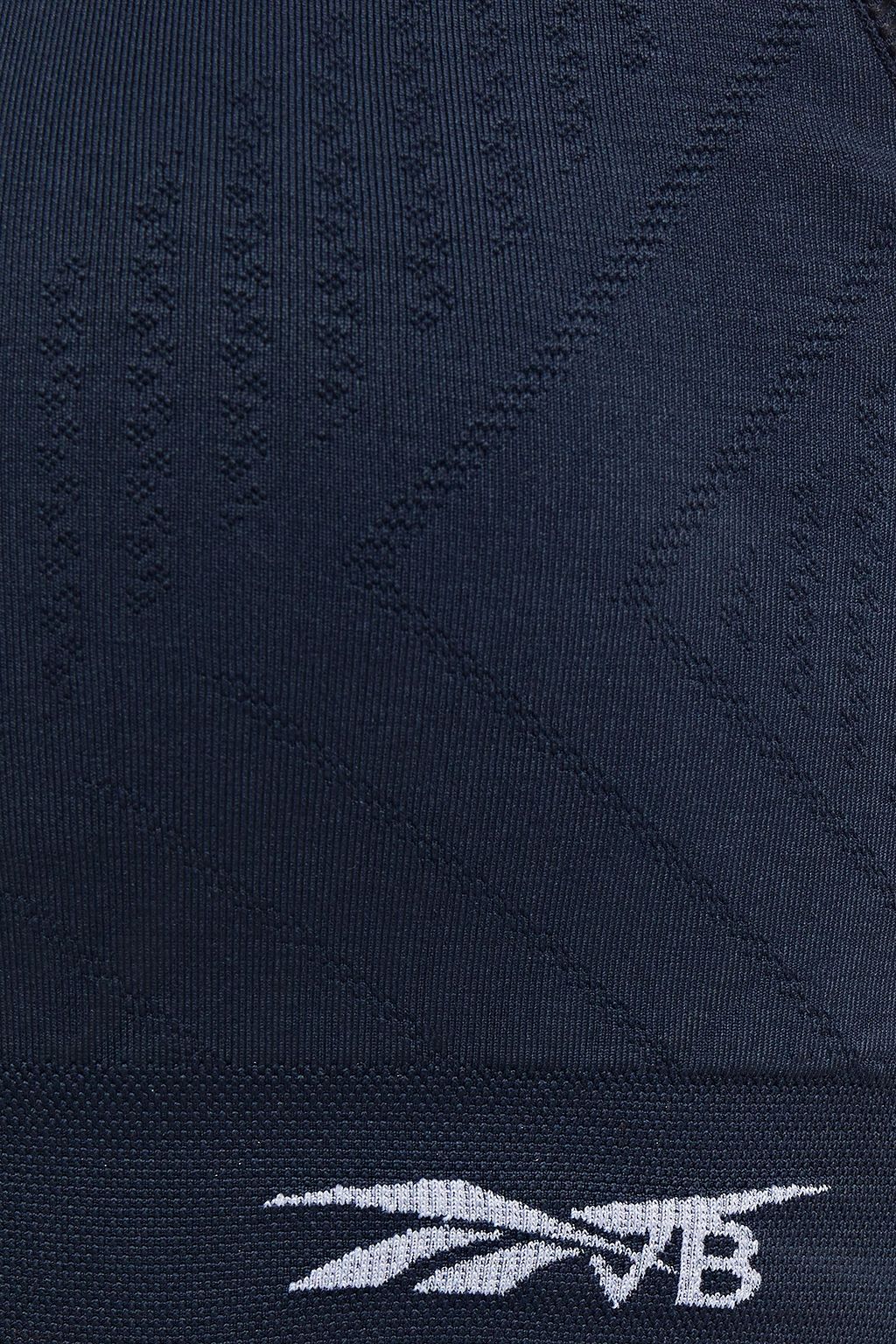REEBOK X VICTORIA BECKHAM Reebok x Victoria Beckham printed stretch-jacquard sports bra