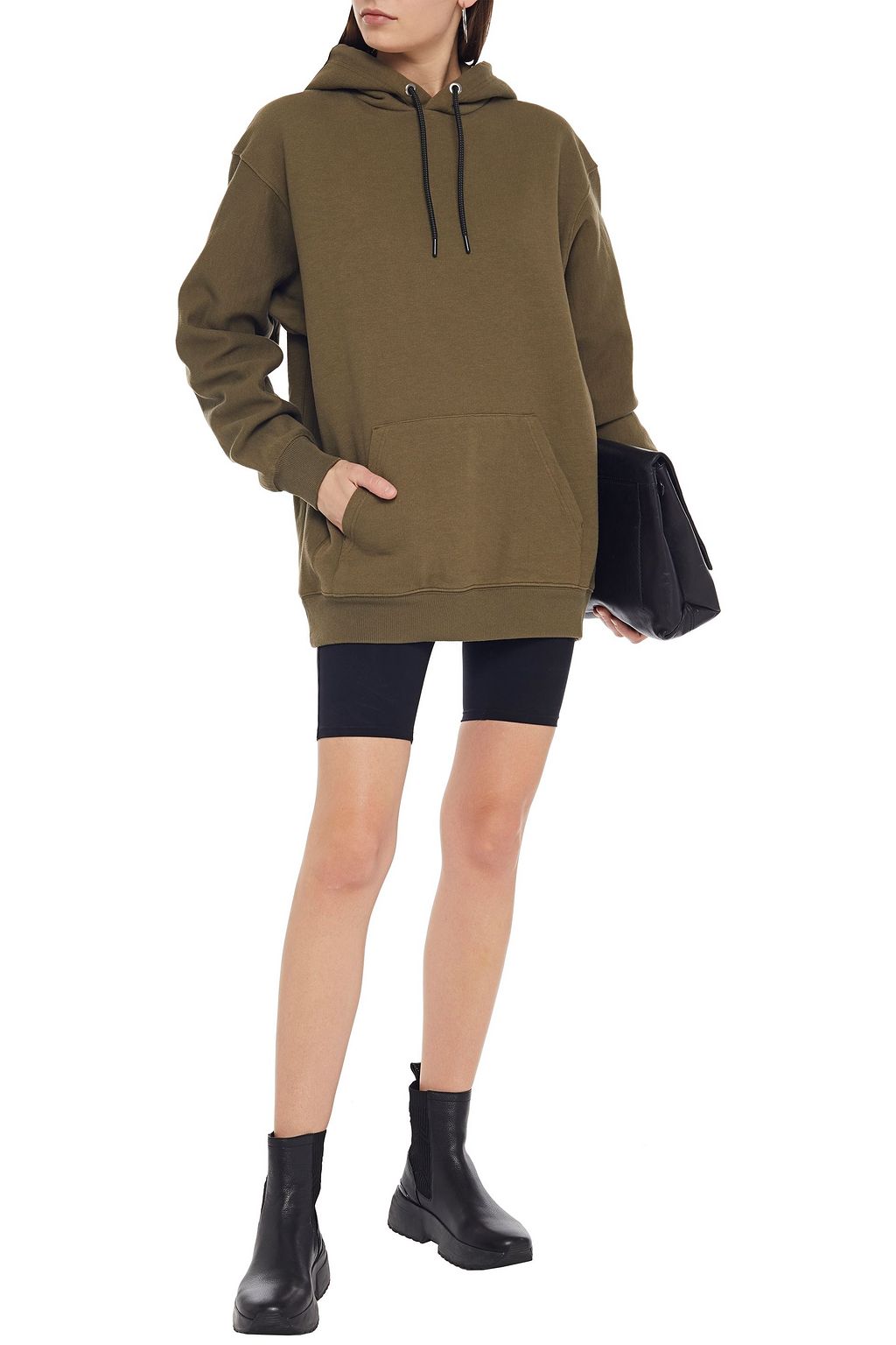REEBOK X VICTORIA BECKHAM French cotton-terry hoodie