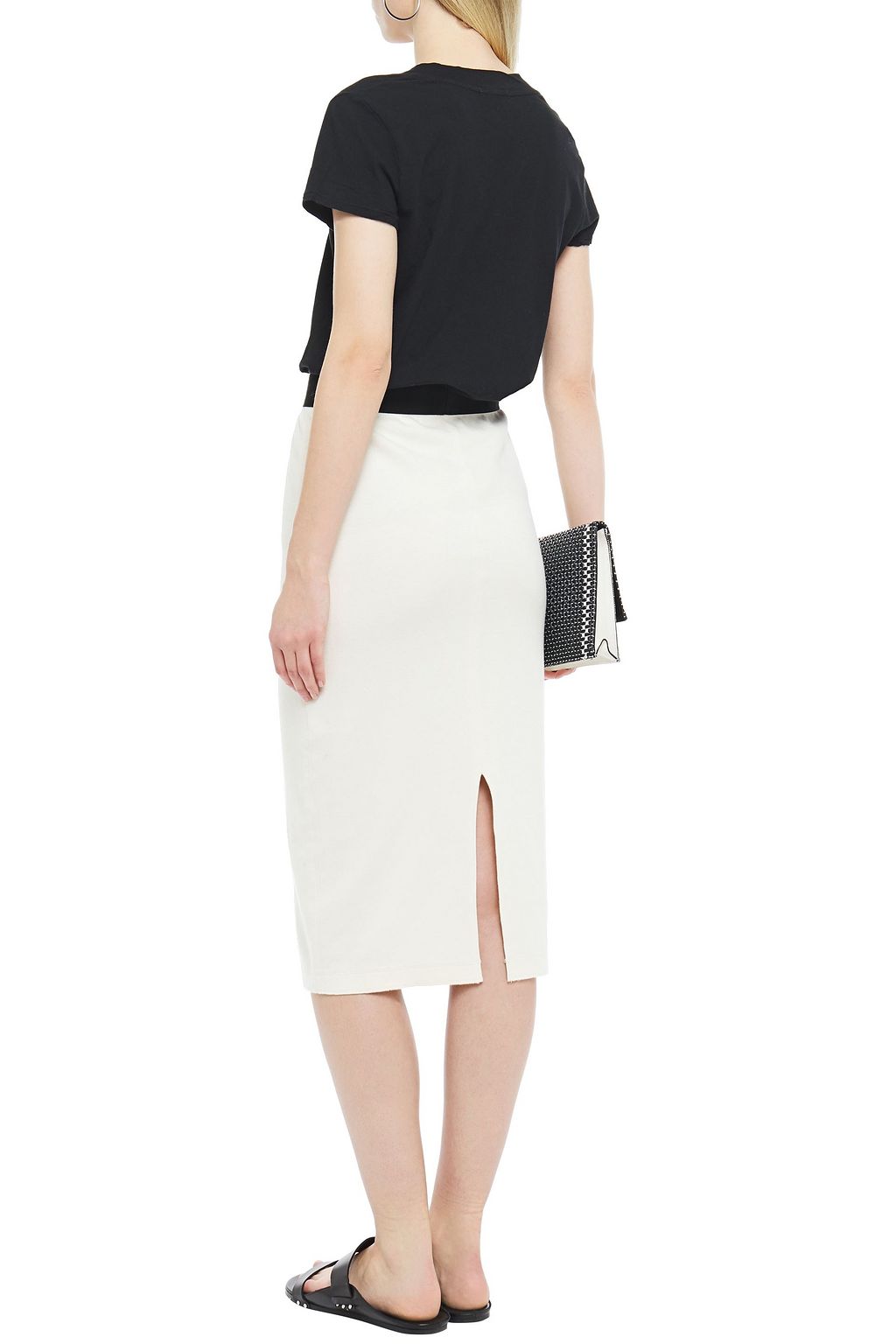 JAMES PERSE Cotton-jersey skirt