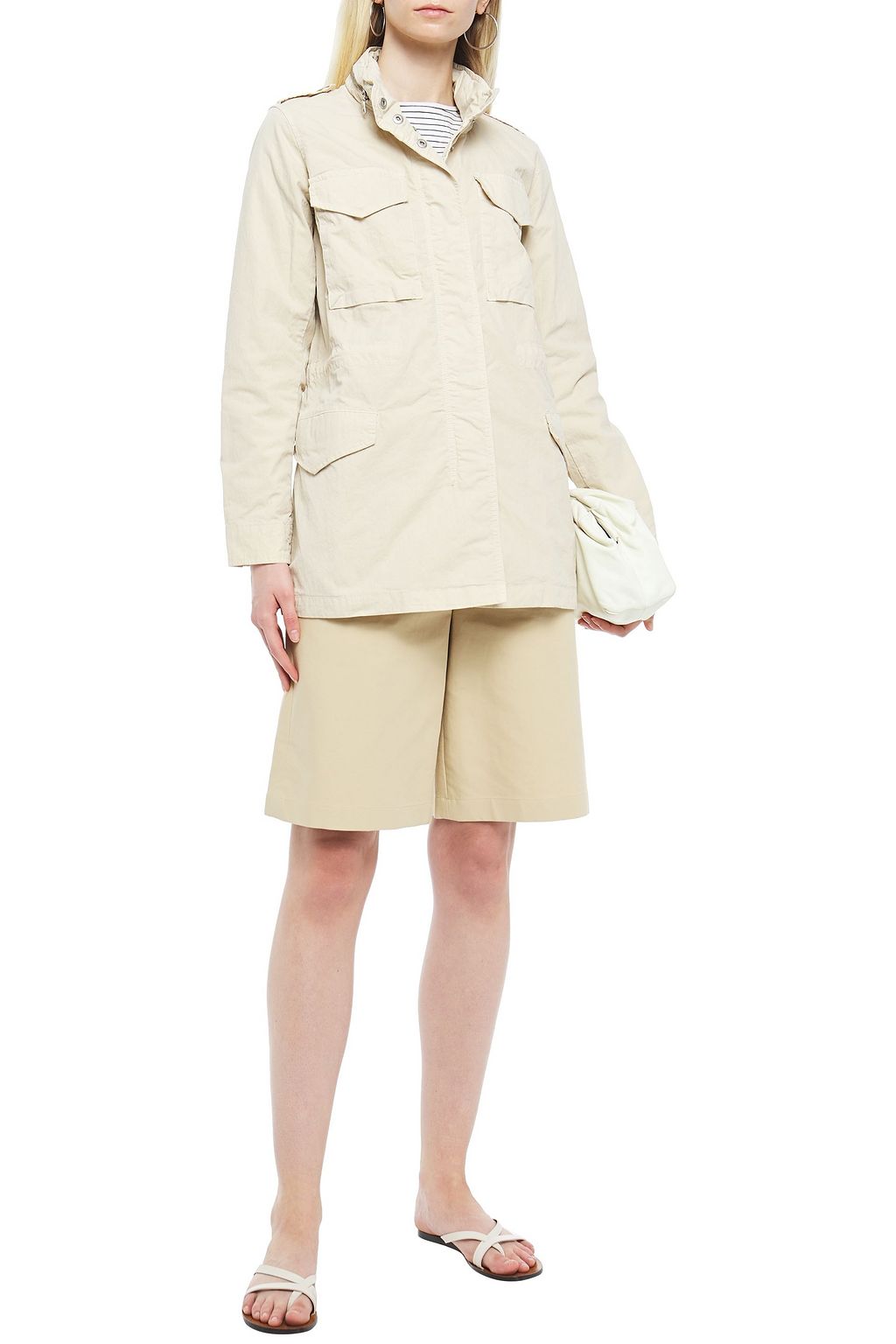 JAMES PERSE Cotton-blend hooded jacket