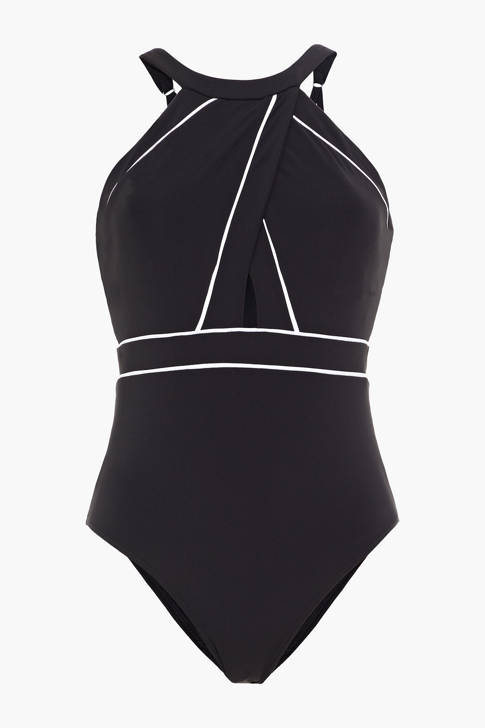 Jets Australia By Jessika Allen Woman Cutout Swimsuit Black Size 10