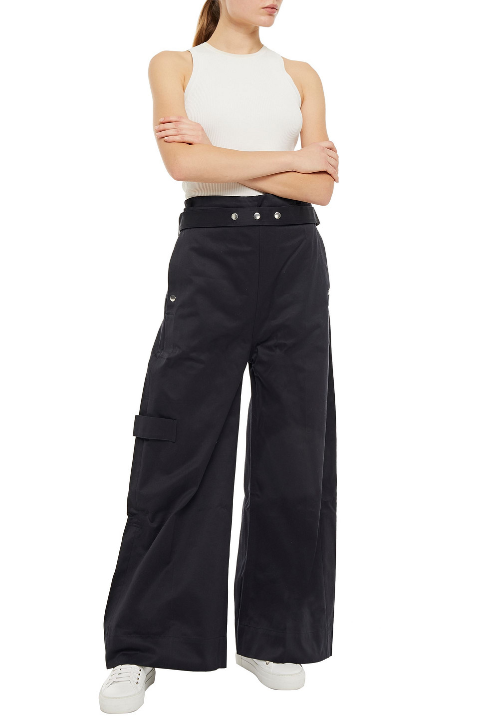 Victoria beckham wide deals leg pants