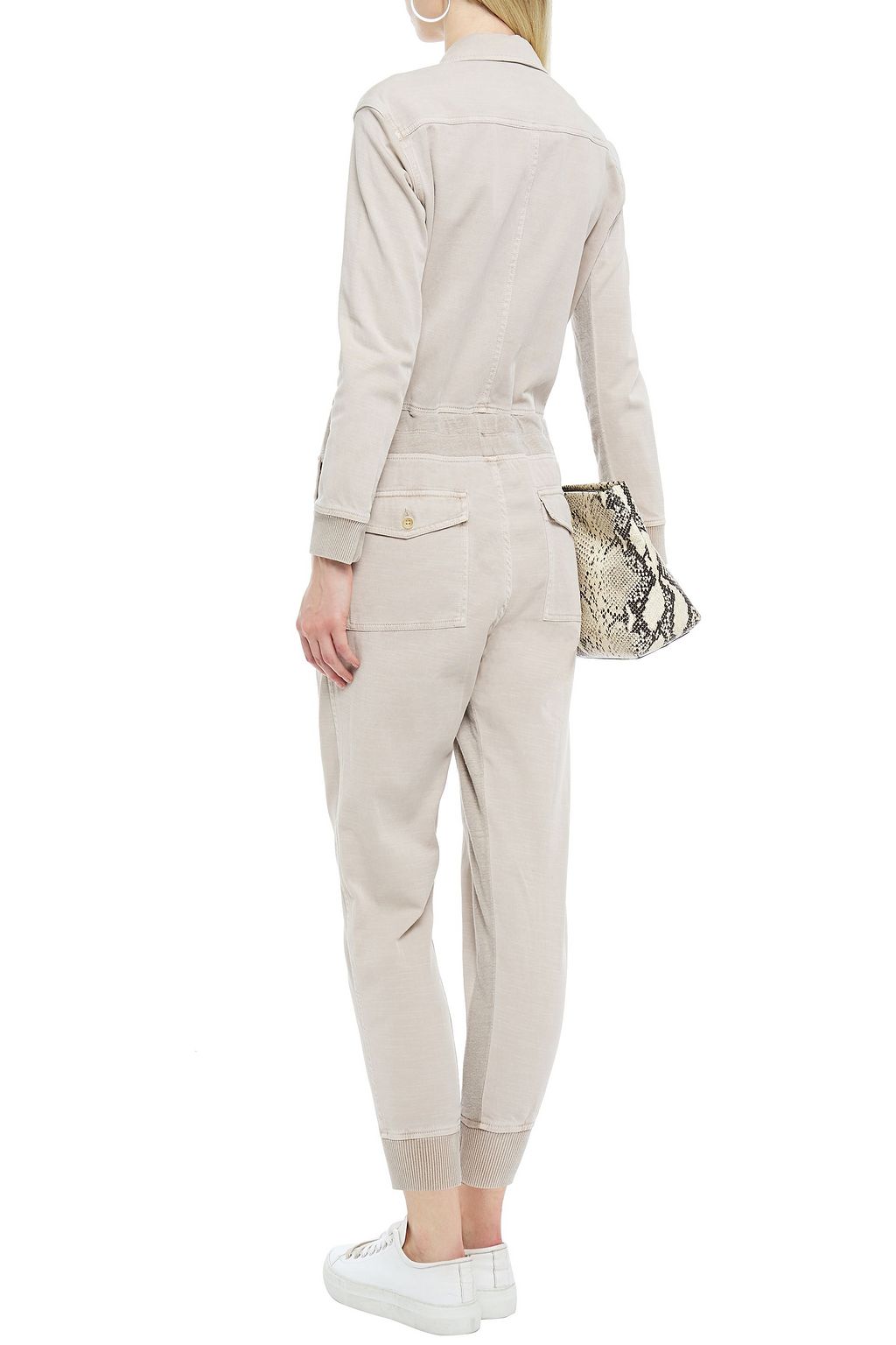 JAMES PERSE Cotton-blend twill jumpsuit
