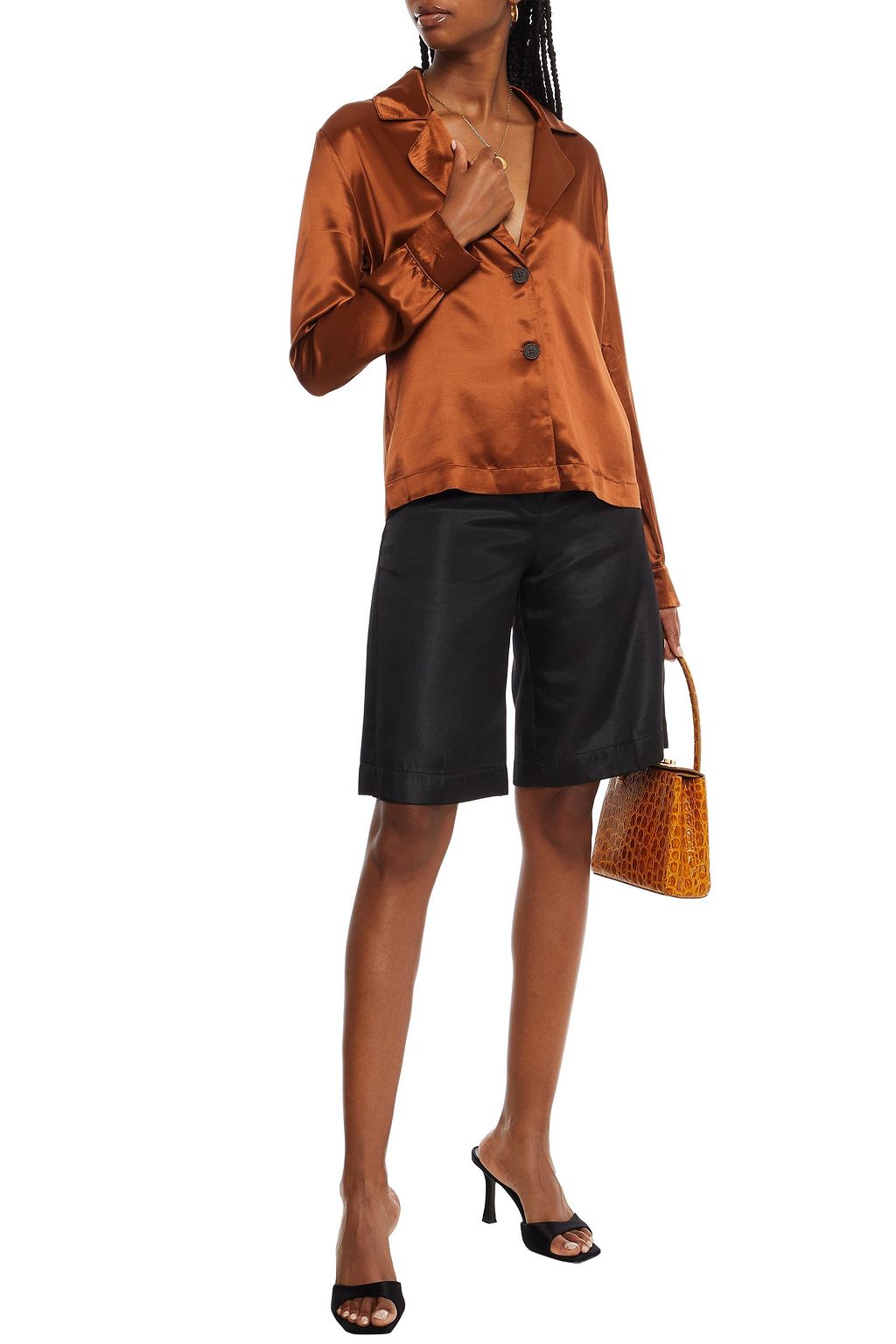 THE RANGE Satin shirt