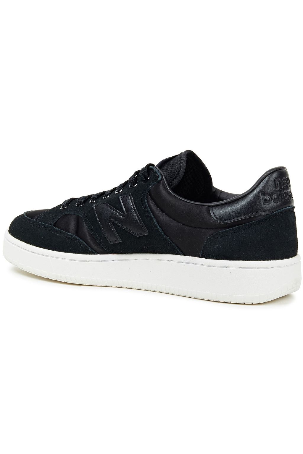 NEW BALANCE Satin-twill and suede sneakers
