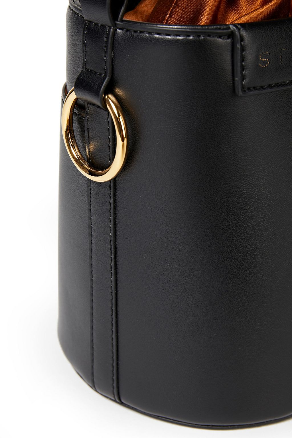 STELLA MCCARTNEY Laser-cut faux leather bucket bag