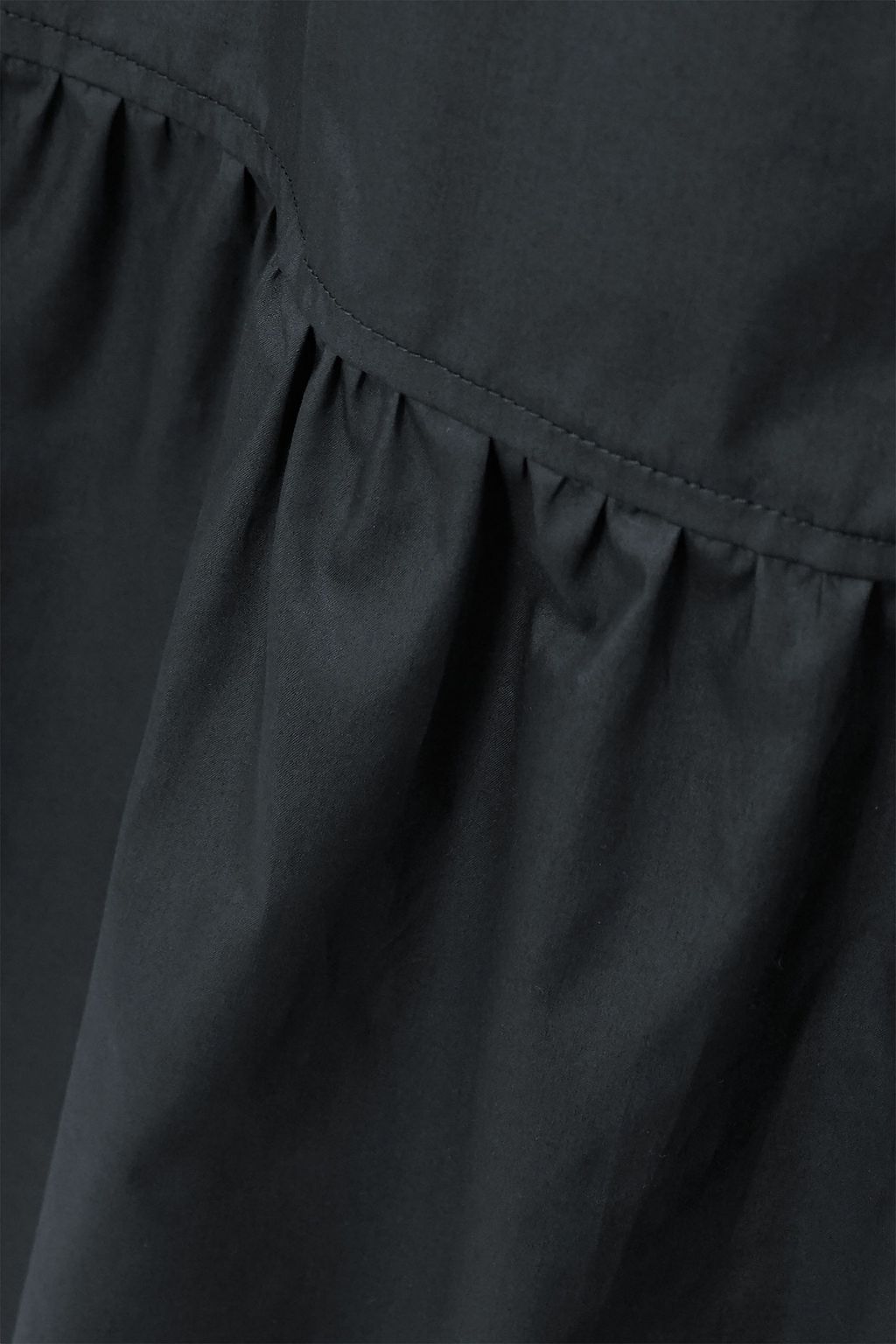 ATLANTIQUE ASCOLI Tiered cotton-poplin midi skirt