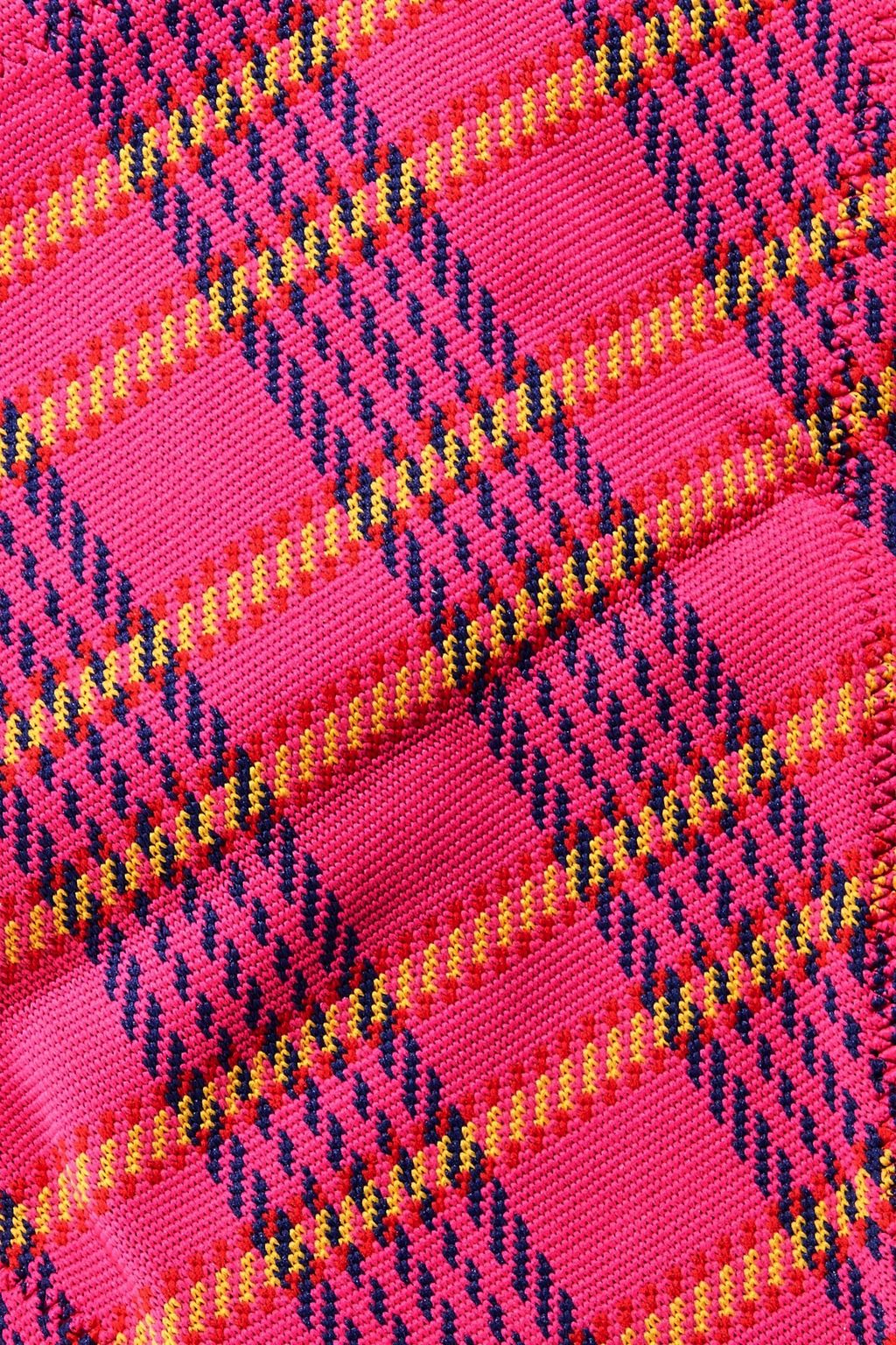 SOLID & STRIPED The Rachel checked stretch-jacquard low-rise bikini briefs