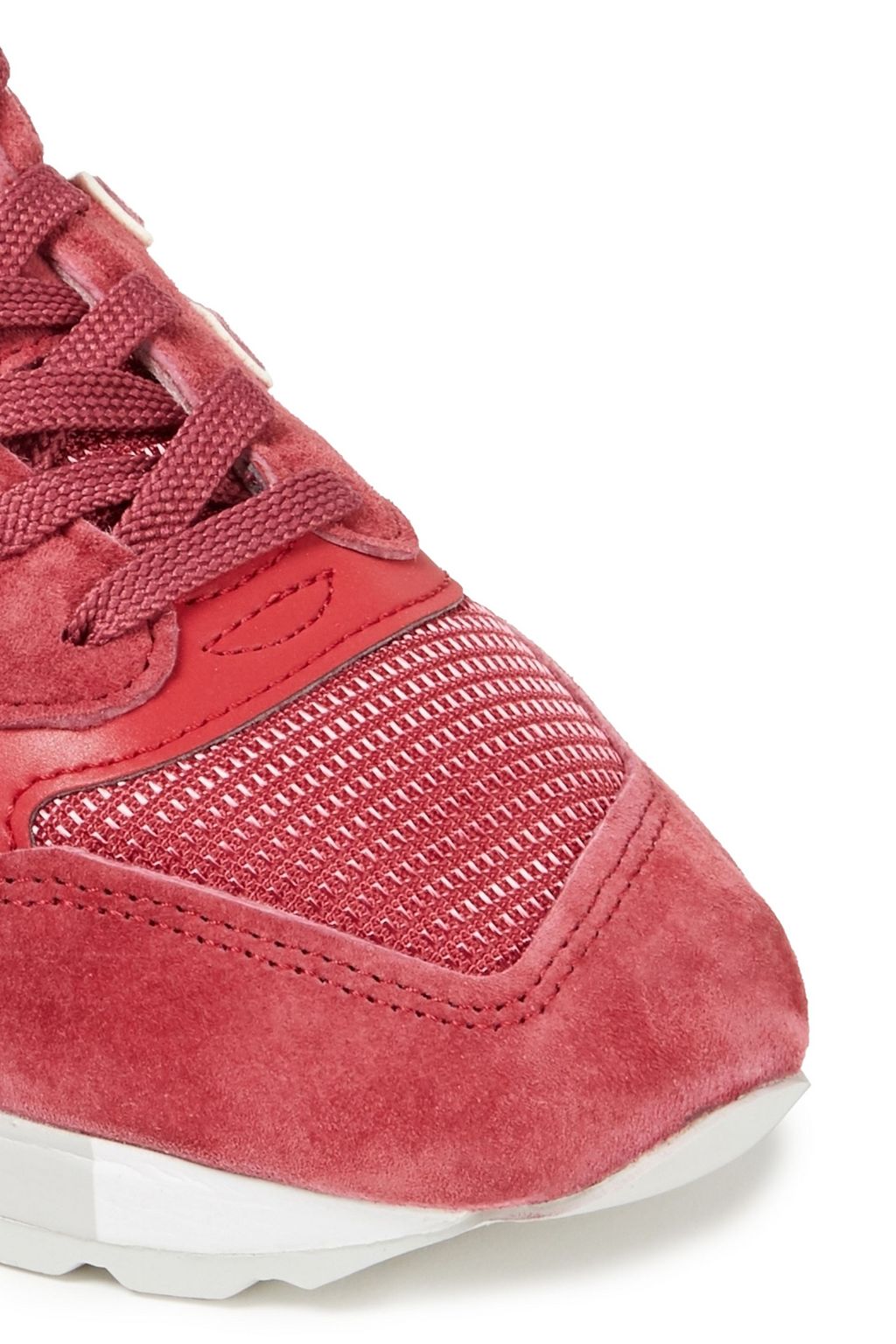 NEW BALANCE Sneakers aus Mesh und Veloursleder mit Lederbesatz