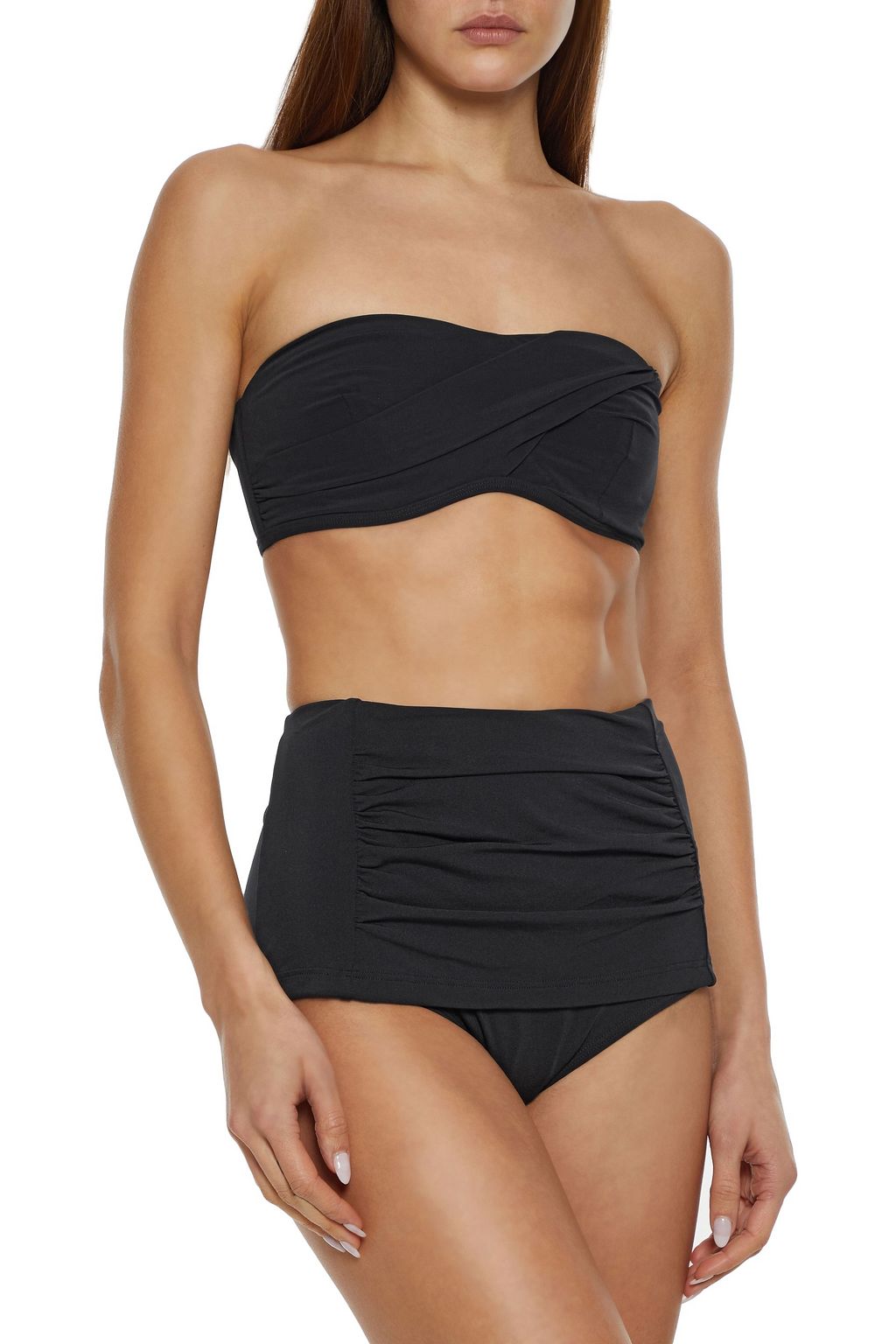 JETS AUSTRALIA BY JESSIKA ALLEN Jetset ruched high-rise bikini briefs