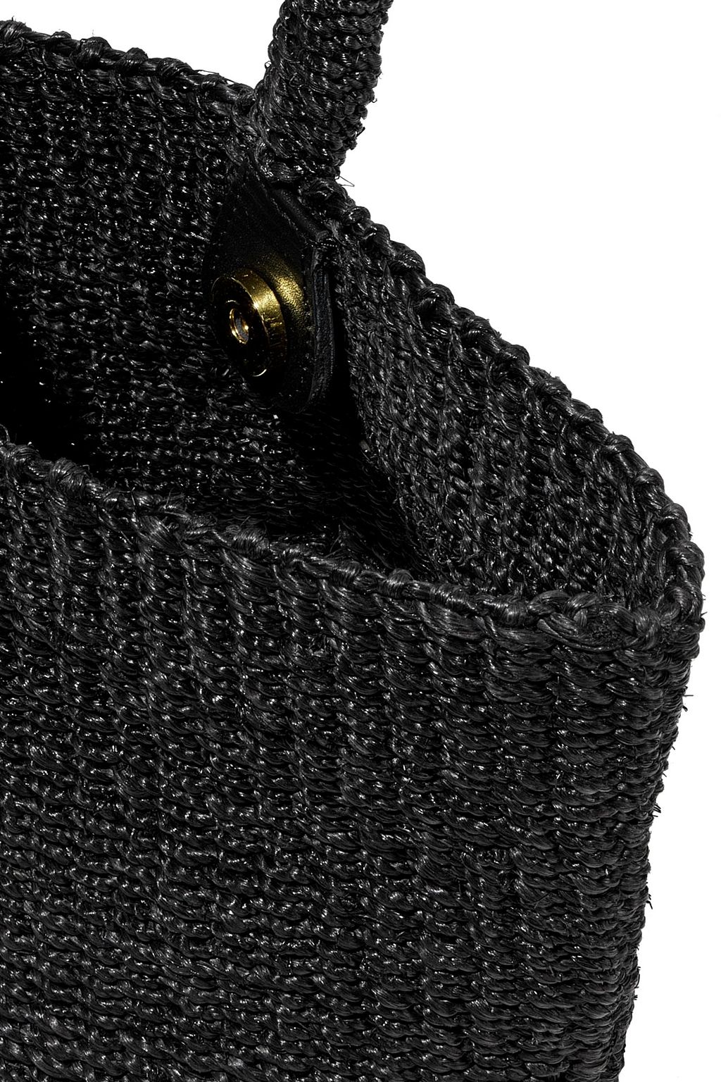 KAYU Marlee woven straw bucket bag