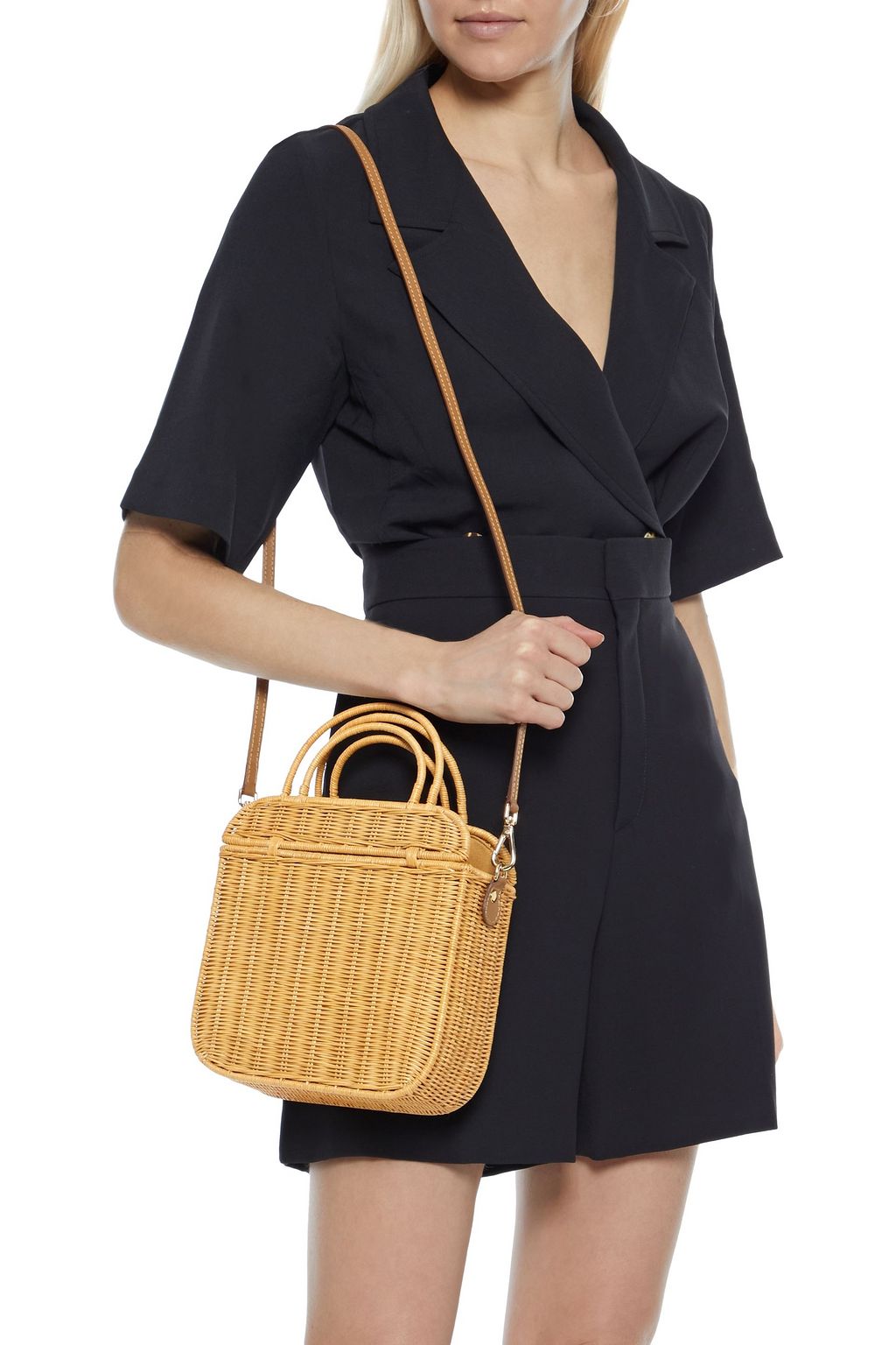 KAYU Onie wicker shoulder bag