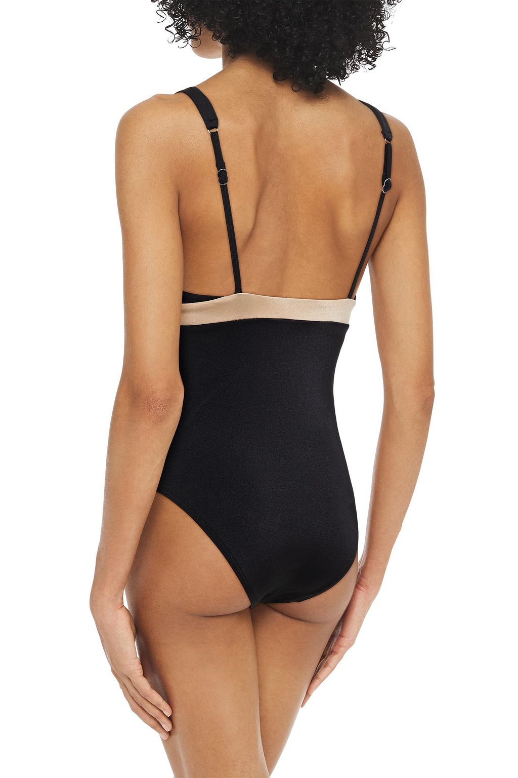 JETS AUSTRALIA BY JESSIKA ALLEN Cutout two-tone swimsuit