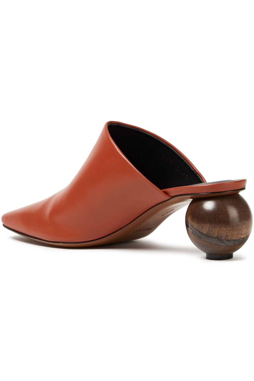 NEOUS Calanthe leather mules