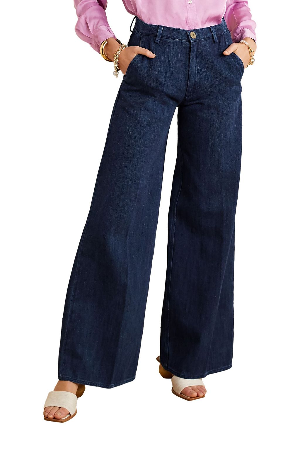 FORTE_FORTE Calvary high-rise wide-leg jeans