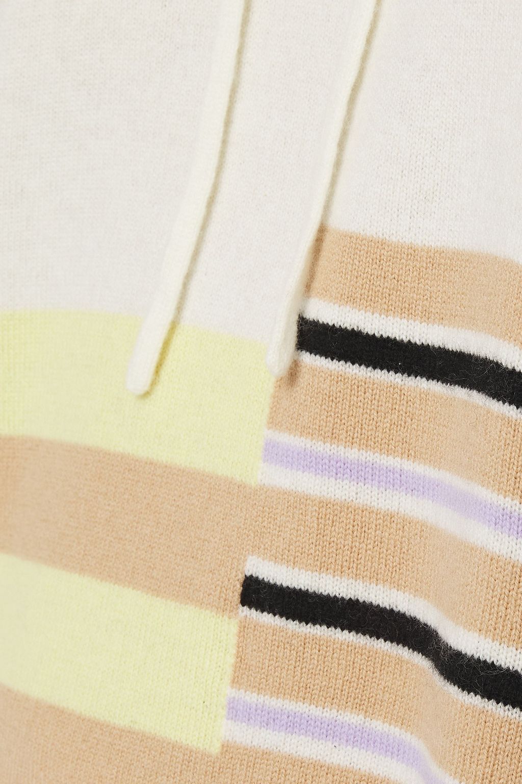 CHINTI & PARKER Color-block wool and cashmere-blend hoodie