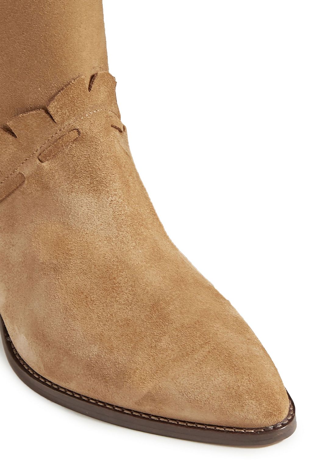 ISABEL MARANT Scalloped suede boots
