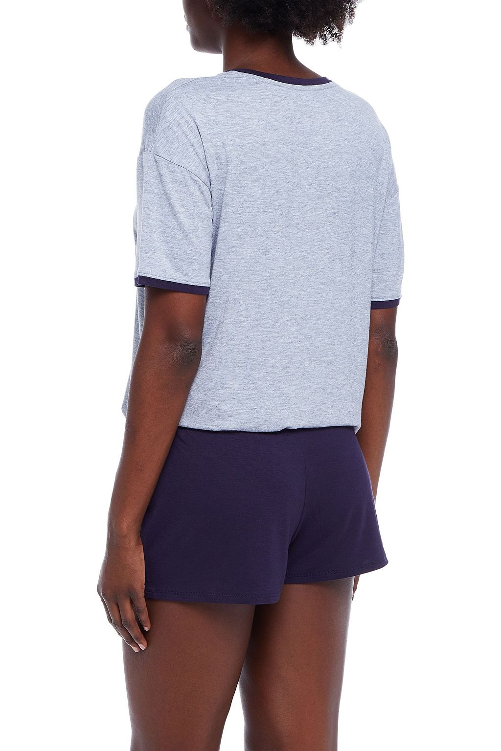 DKNY New York Energy printed stretch-jersey pajama top