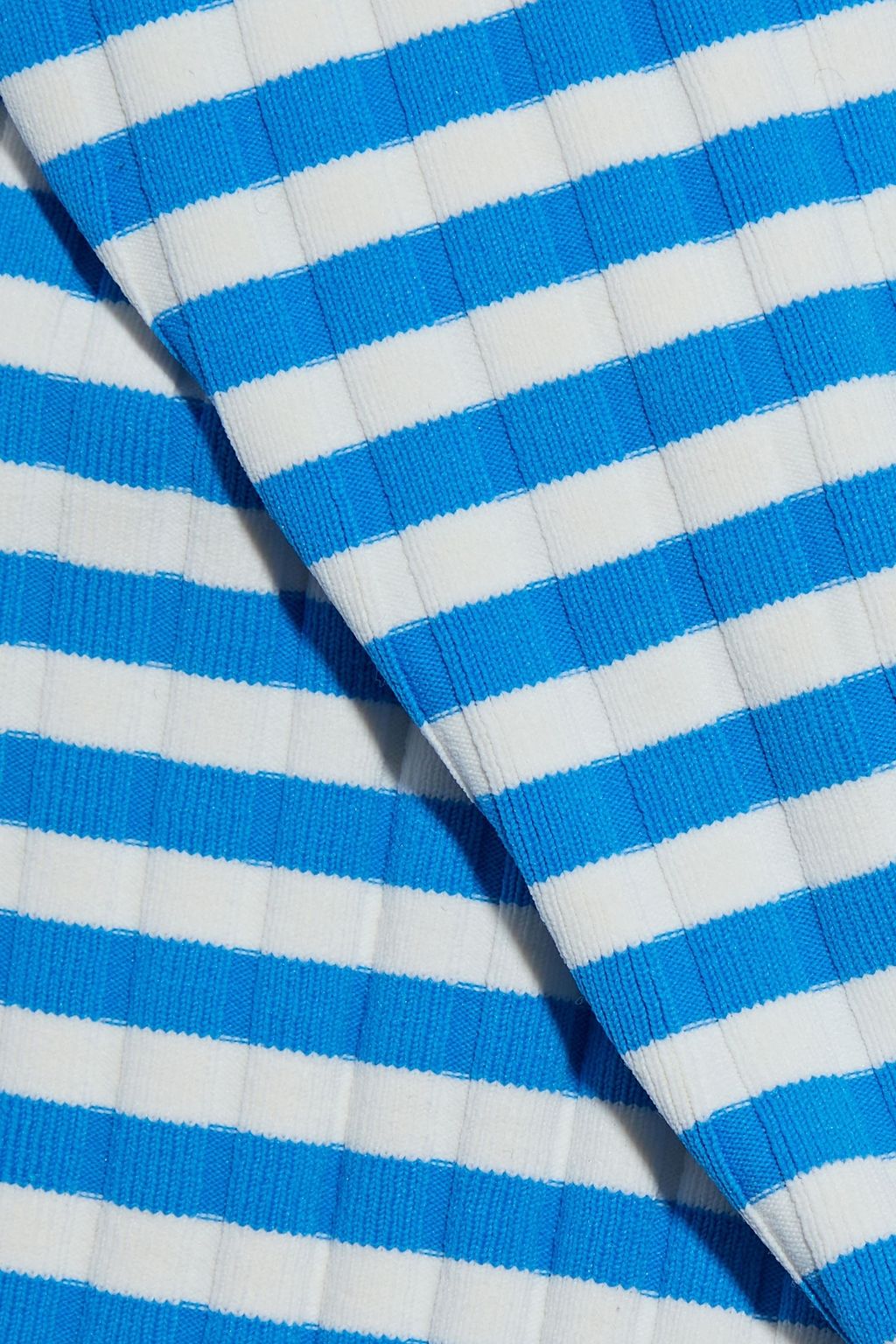SOLID & STRIPED The Nina striped ribbed swimsuit