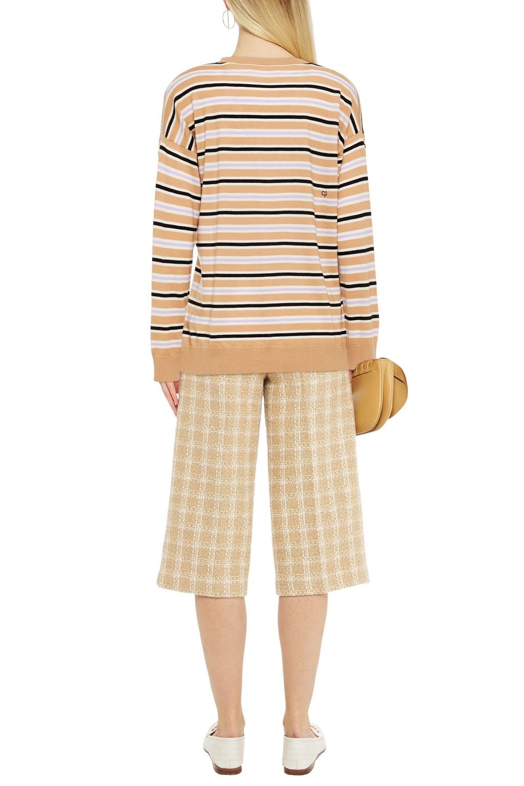 CHINTI & PARKER Striped cashmere sweater