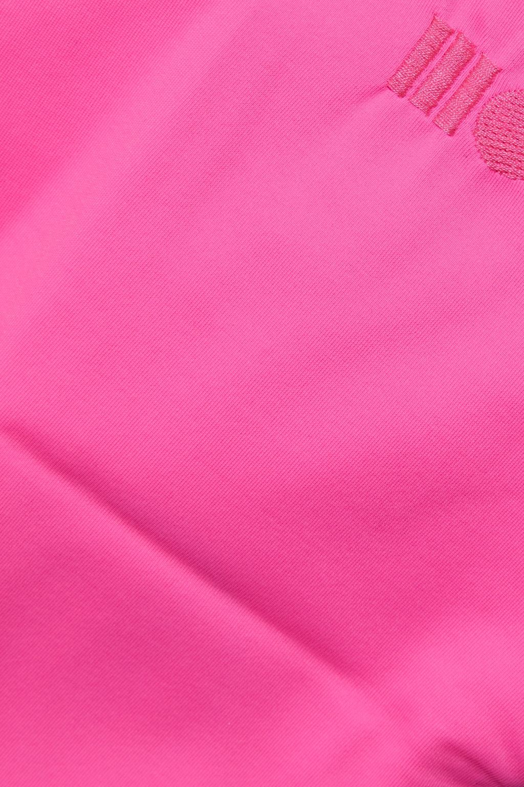 SOLID & STRIPED The Elsa embroidered neon low-rise bikini briefs