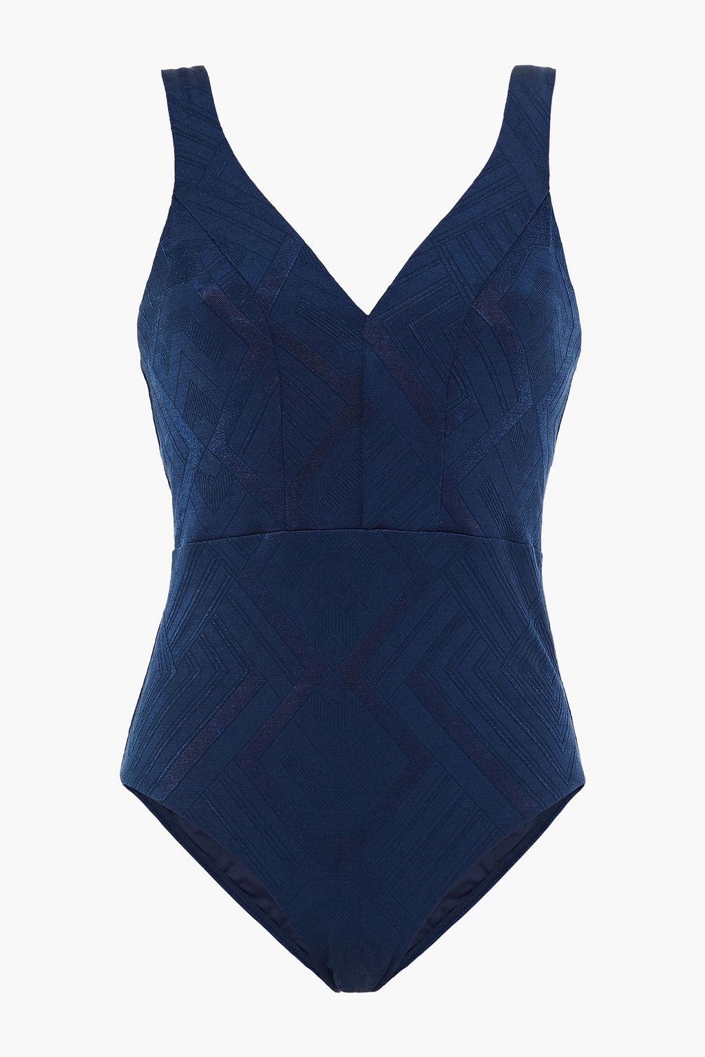 JETS AUSTRALIA BY JESSIKA ALLEN Stretch-jacquard swimsuit | THE OUTNET