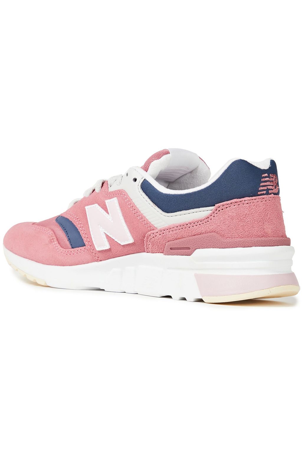 NEW BALANCE Suede, leather and mesh sneakers