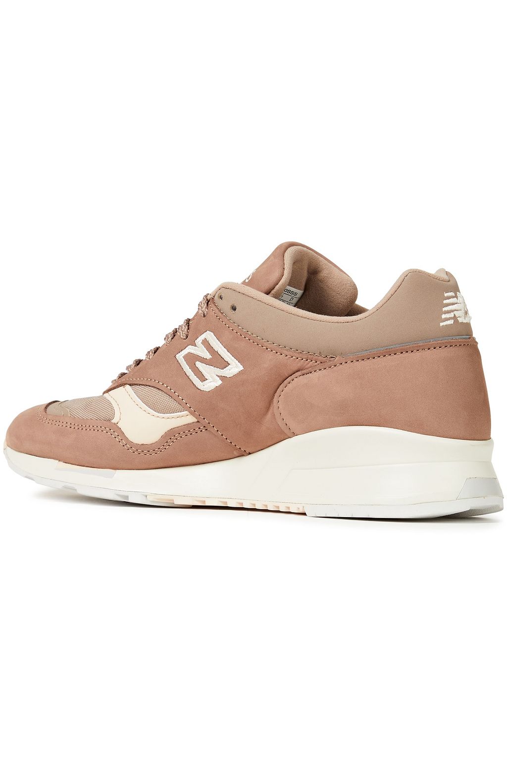 NEW BALANCE Suede and canvas sneakers