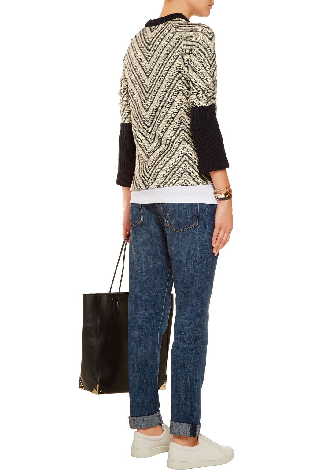 CURRENT/ELLIOTT The Rendezvous distressed mid-rise slim-leg jeans
