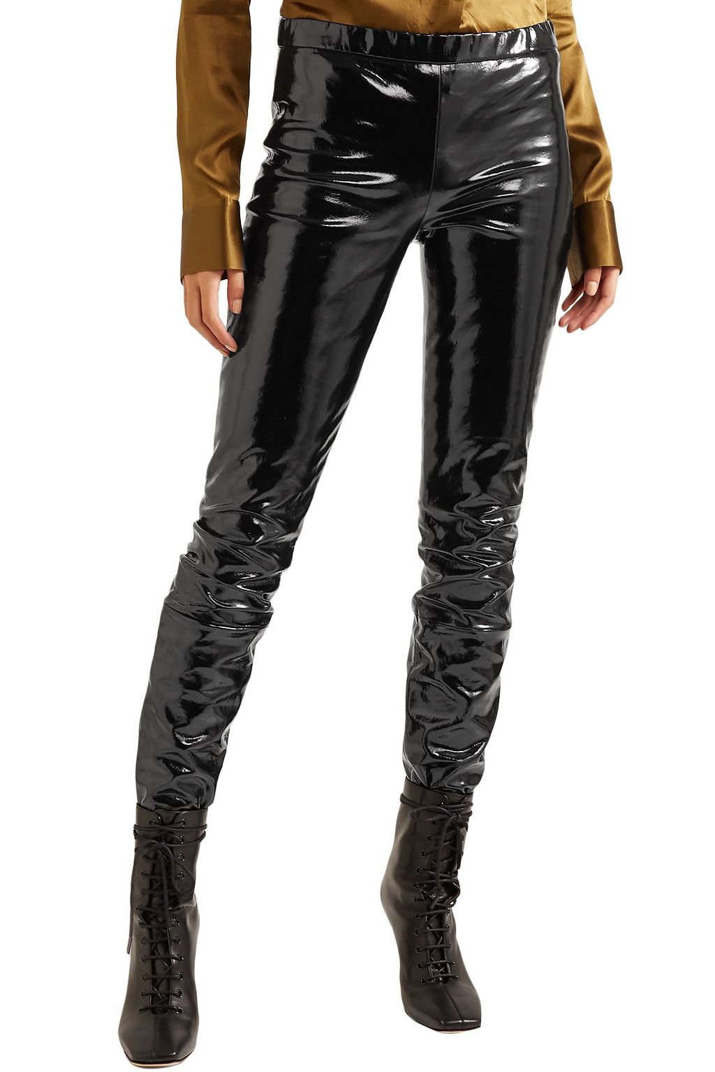 HAIDER ACKERMANN Patent-leather leggings