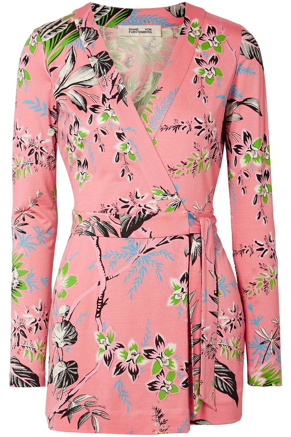 pink silk playsuit