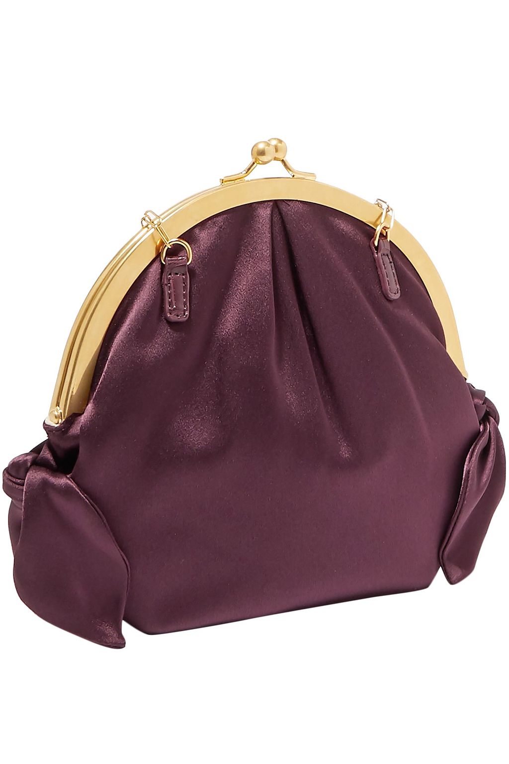 NANUSHKA Oana knotted satin shoulder bag