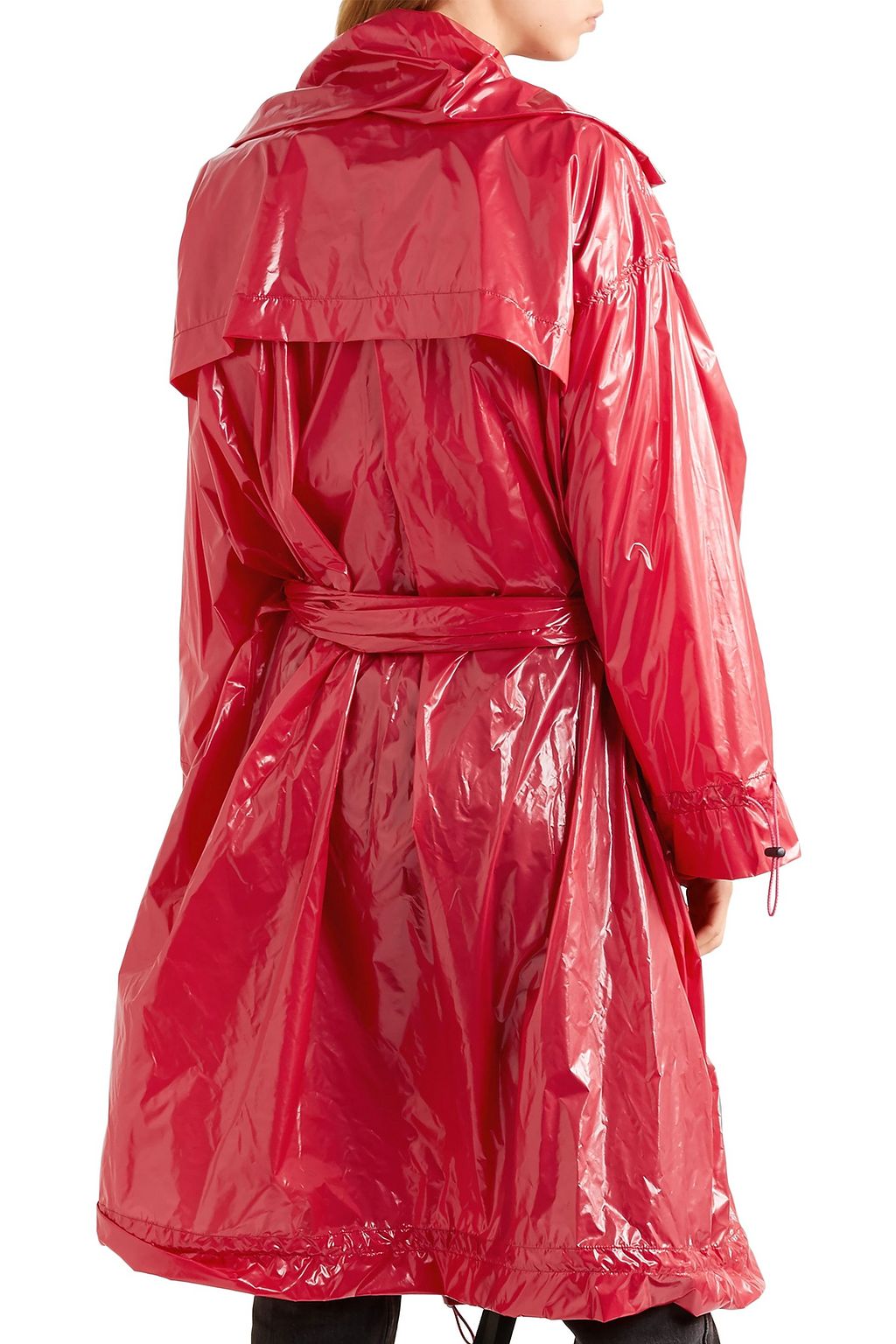 BEN TAVERNITI™ UNRAVEL PROJECT Belted shell raincoat