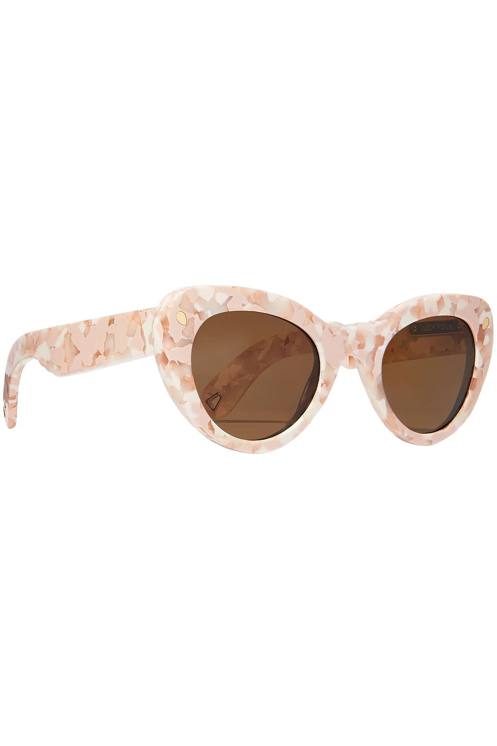 LUCY FOLK Wingspan cat-eye acetate sunglasses