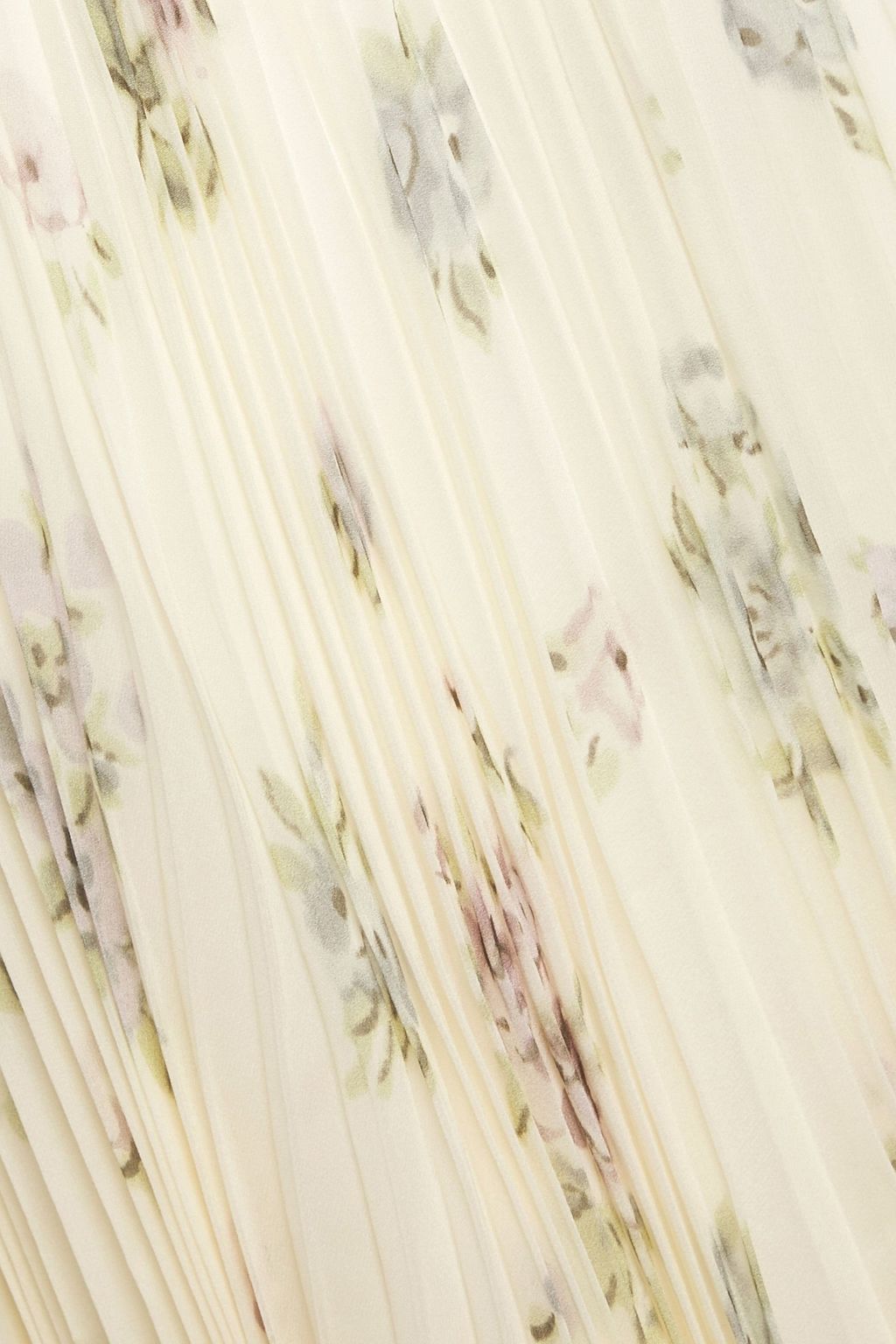 JOSEPH Abbot Vita pleated floral-print silk-chiffon midi skirt