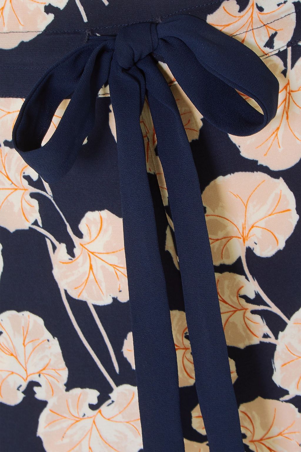 DIANE VON FURSTENBERG Veronica printed crepe wide-leg pants