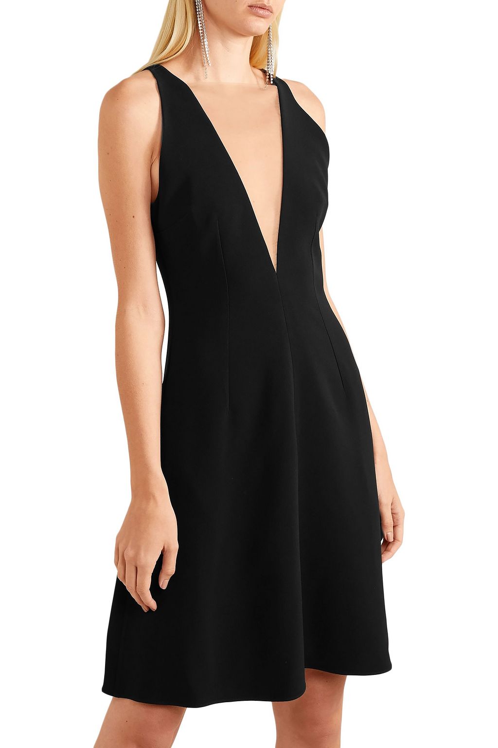 STELLA MCCARTNEY Parkes tulle-paneled crepe dress