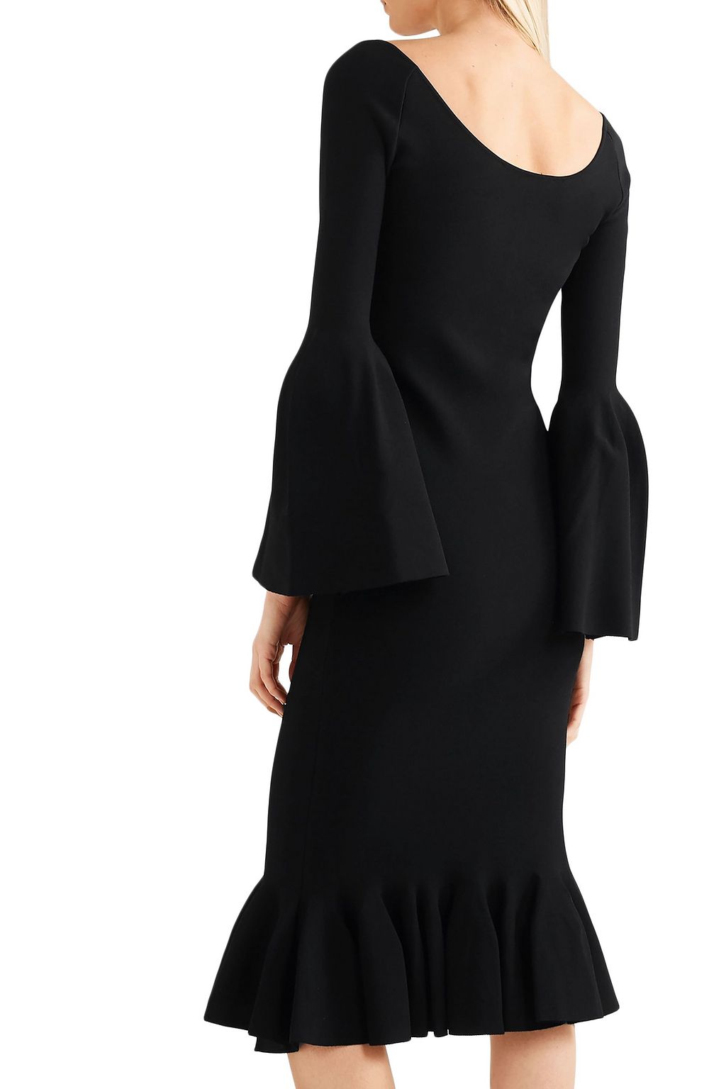 STELLA MCCARTNEY Ruffled cady midi dress