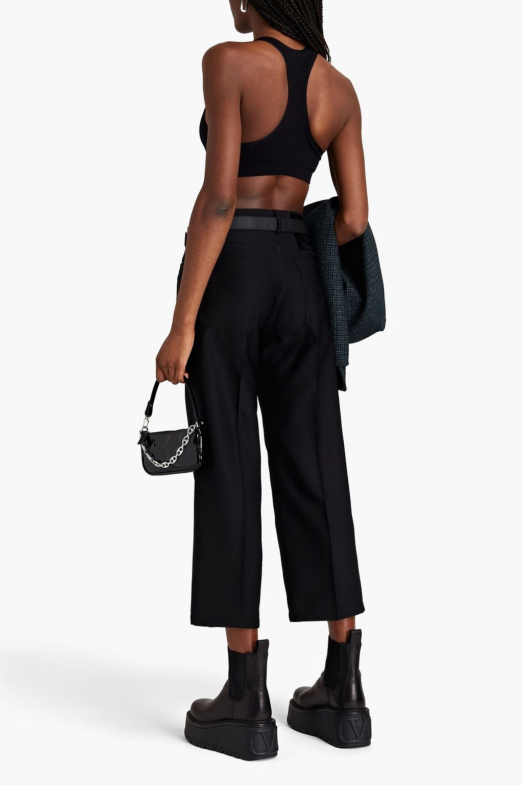 MARC JACOBS Cropped cady tapered pants