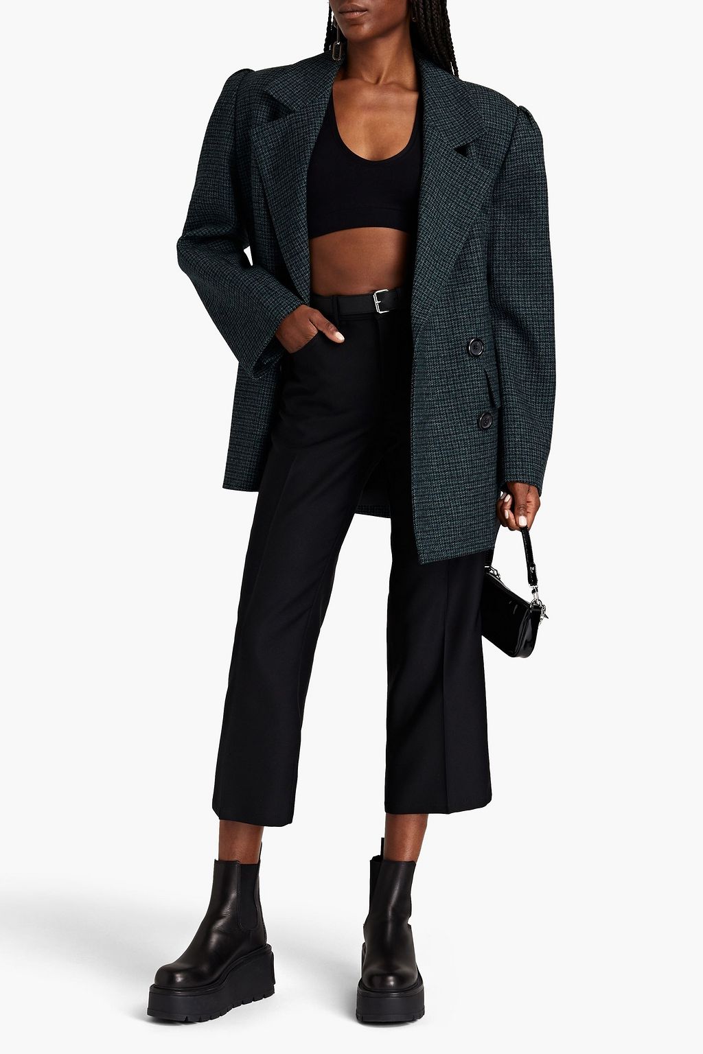 MARC JACOBS Cropped cady tapered pants