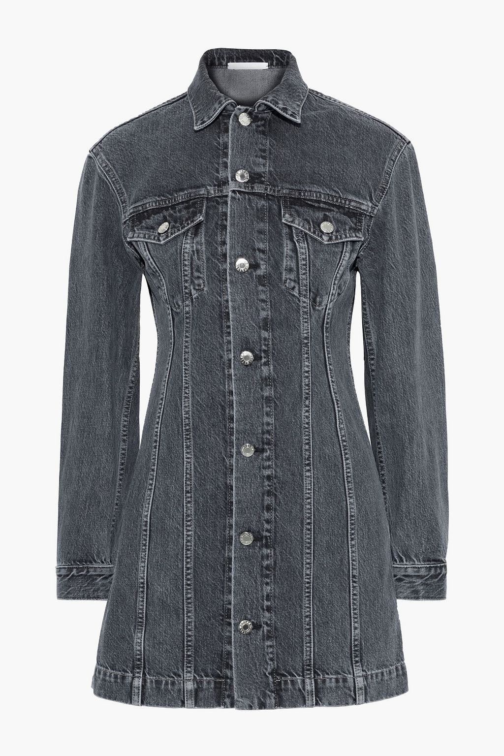 denim trucker dress