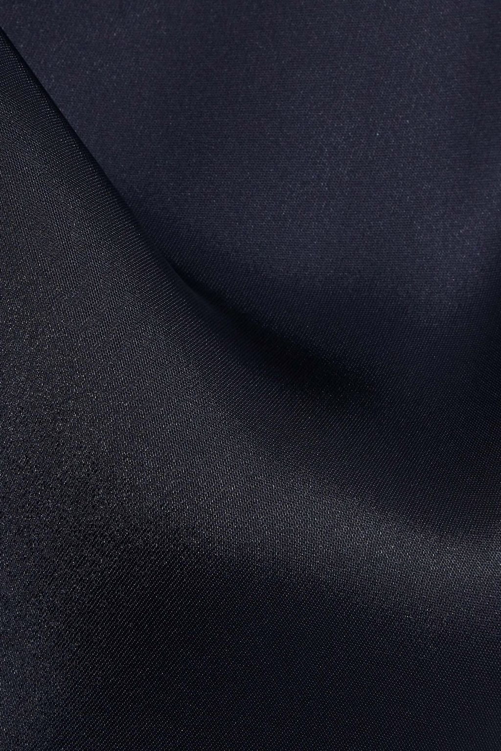 HELMUT LANG Rubberband open-back satin midi slip dress
