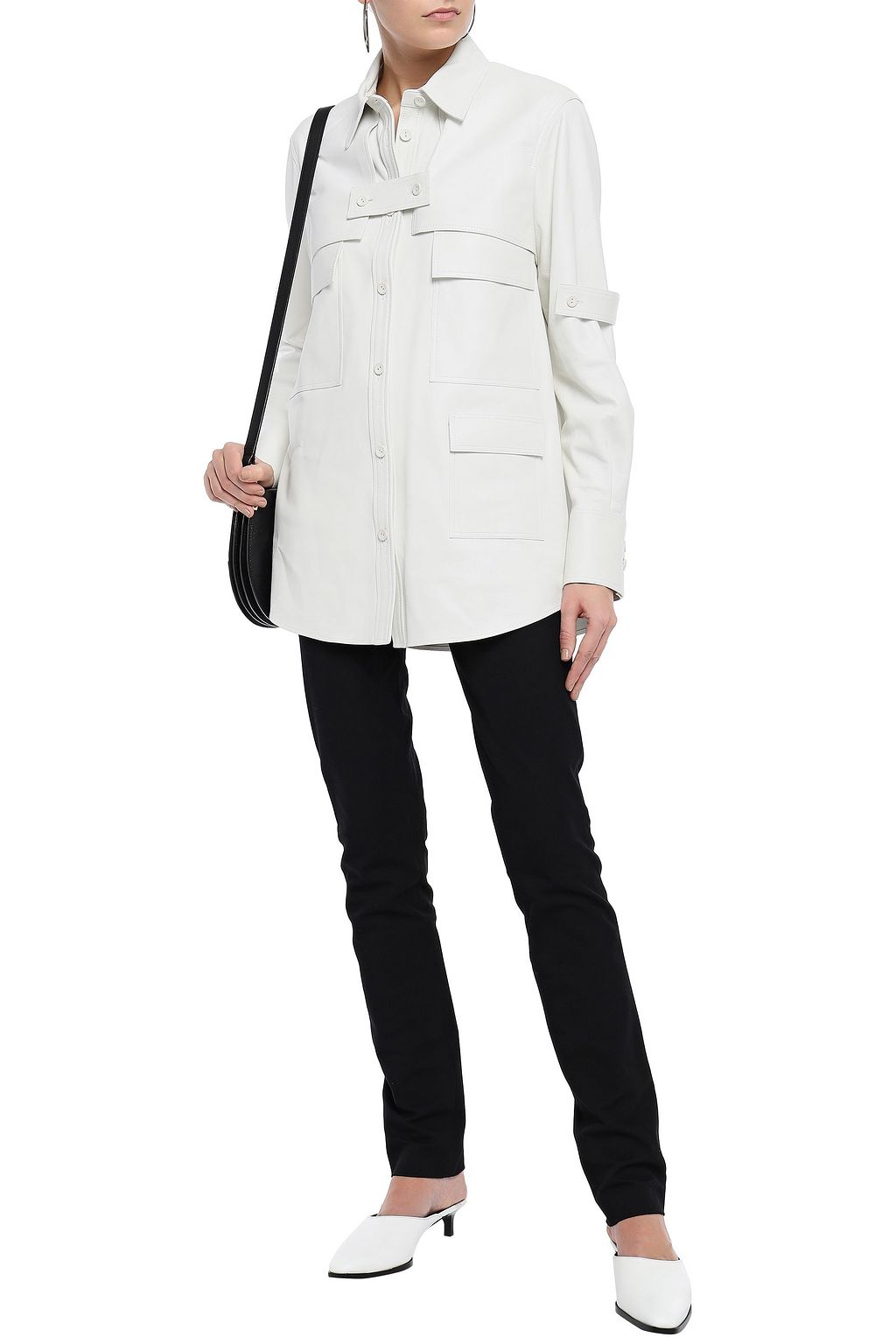 JOSEPH Leather shirt