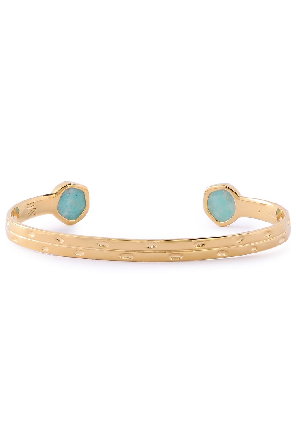 MONICA VINADER Atlantis 18-karat gold vermeil amazonite cuff