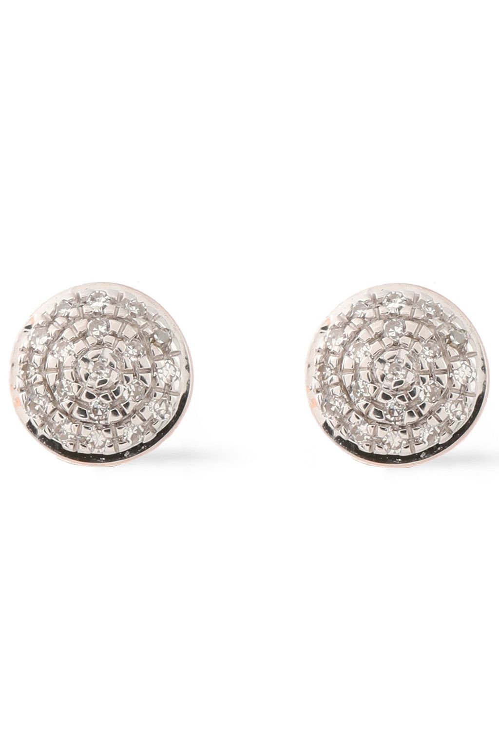 MONICA VINADER Sterling silver diamond earrings