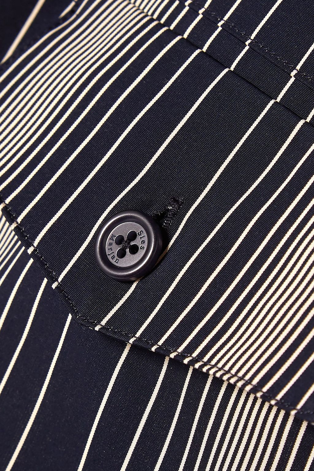 SIES MARJAN Nico striped cotton-poplin shirt