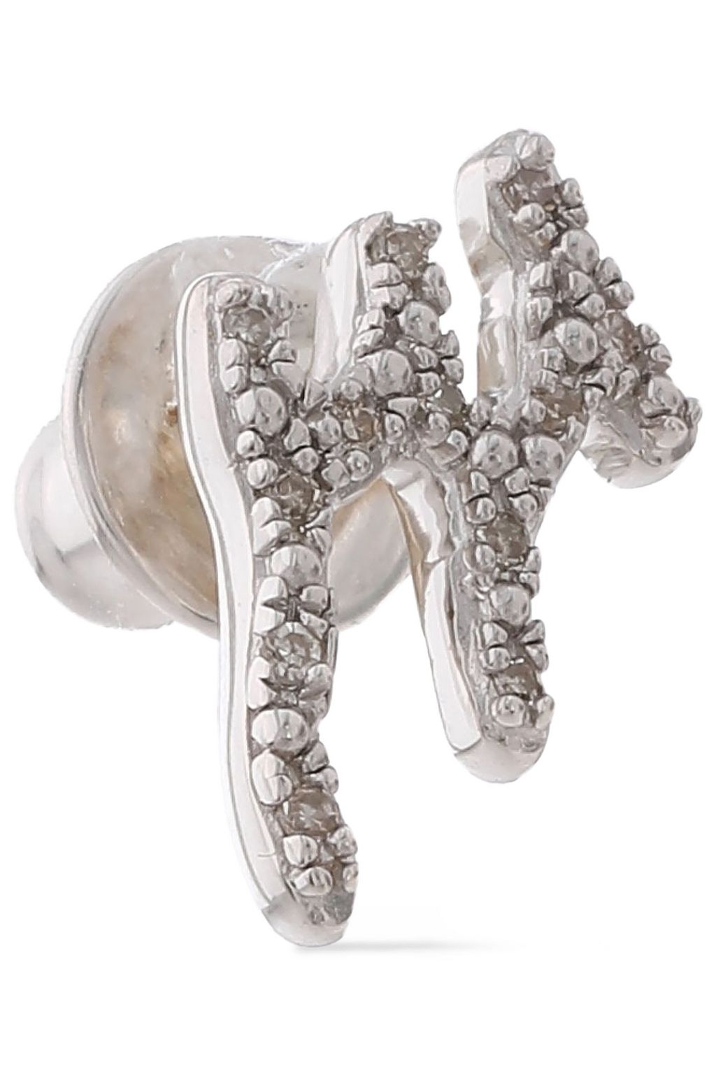 MONICA VINADER Riva Waterfall sterling silver diamond earrings
