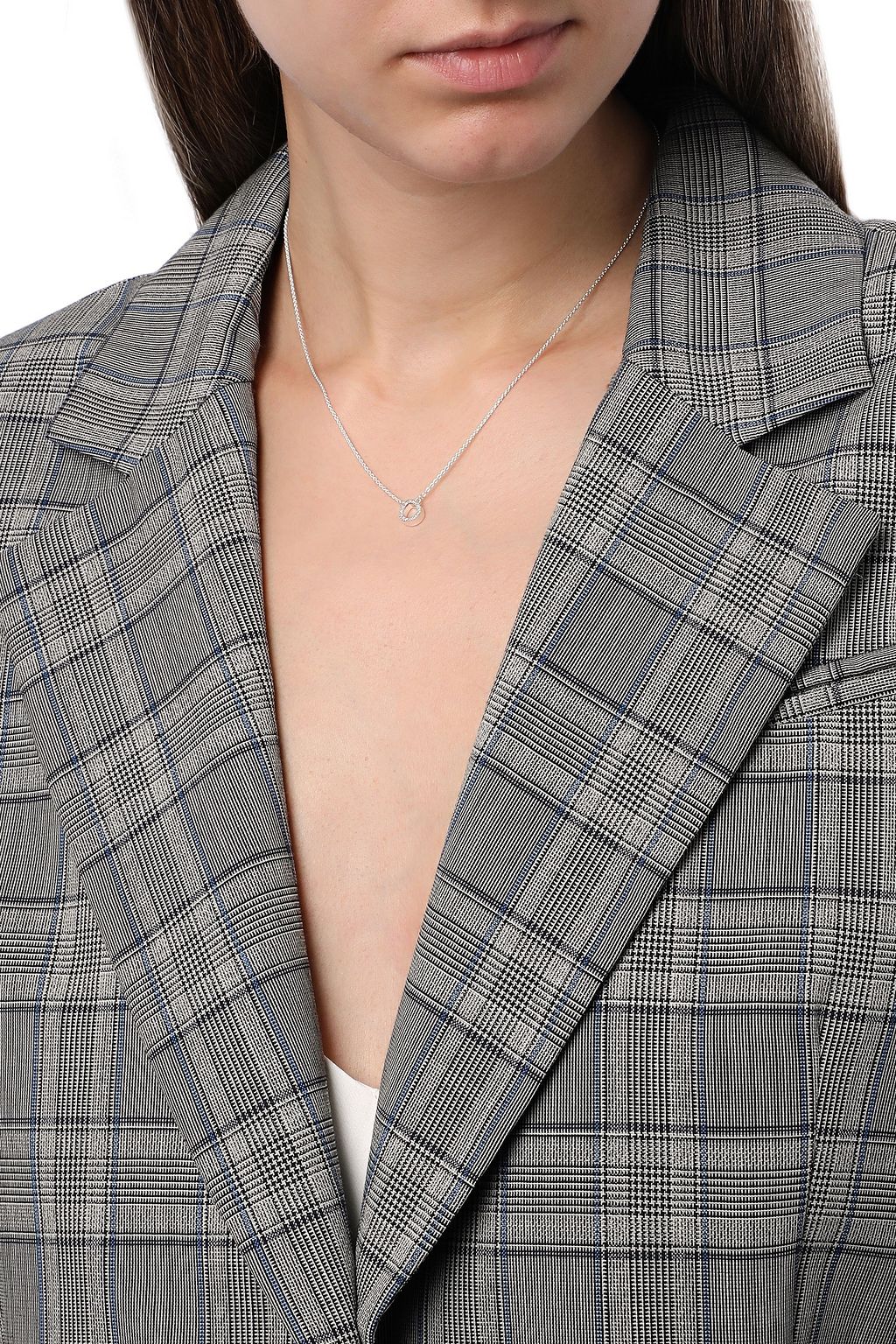 MONICA VINADER Naida Mini sterling silver diamond necklace