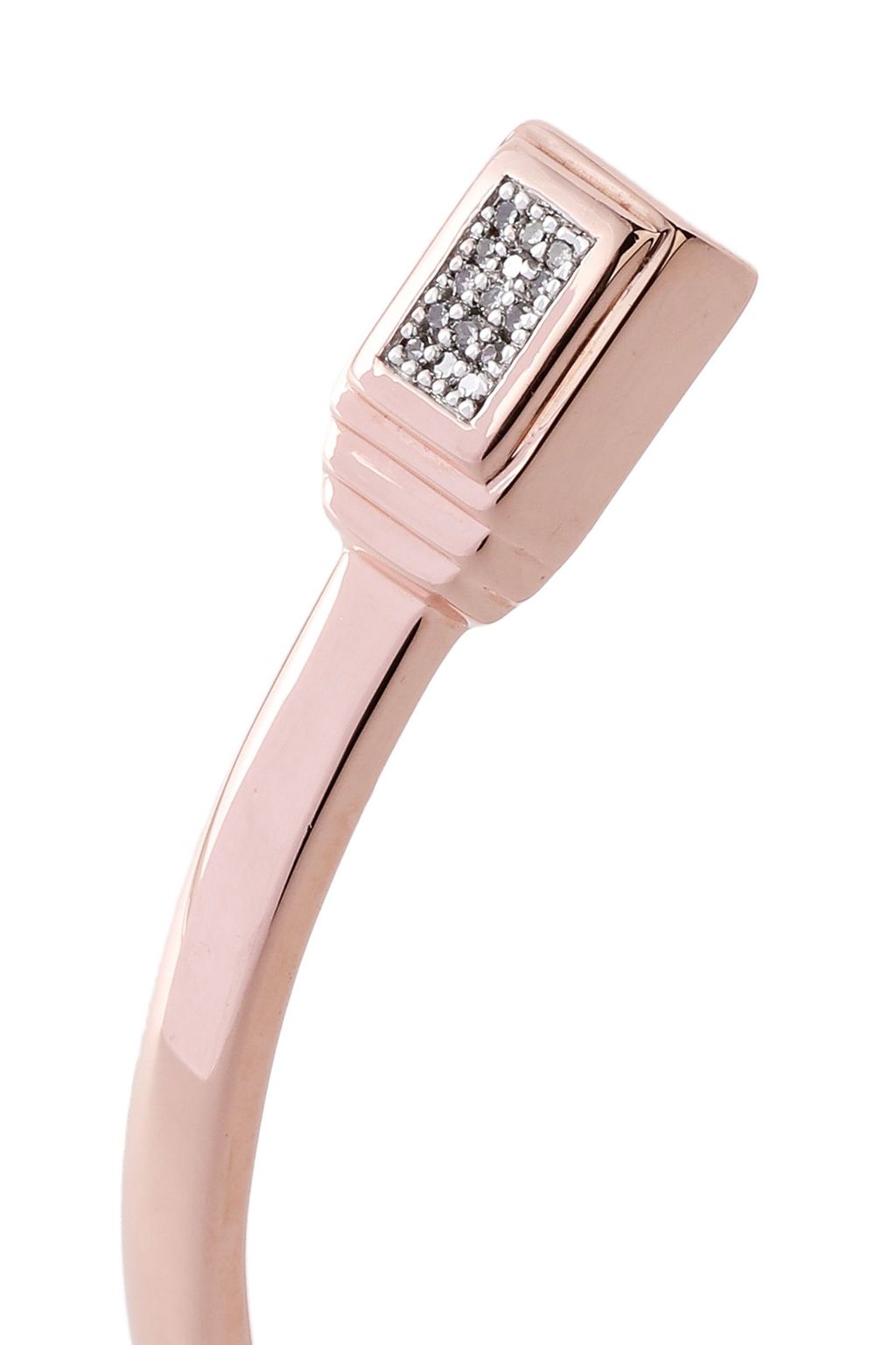 MONICA VINADER 18-karat rose gold vermeil diamond cuff